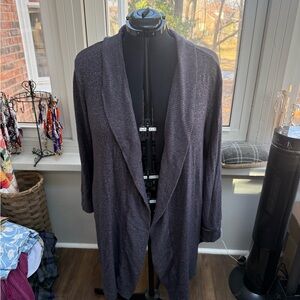 Soma Dark Blue Open Front Cardigan Size XL